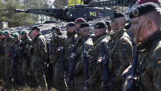 Der deutsche Militarismus lebt nach dem Zweiten Weltkrieg wieder auf