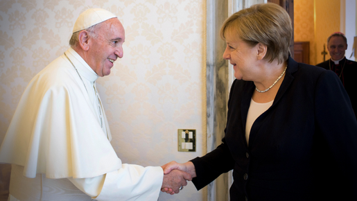 Merkel suchte den Papst, um mit Trump zurechtzukommen